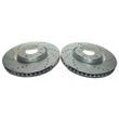 Load image into Gallery viewer, PowerStop Front Drilled &amp; Slotted Rotor (Pair) fits 2022 2023 Hyundai Santa Cruz / 2021-2023 Hyundai Santa Fe / 2022 2023 ...