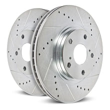 Load image into Gallery viewer, PowerStop Front Drilled &amp; Slotted Rotor (Pair) fits 2023-2025 Mazda CX-50 2.5 S / 2025 Mazda CX-50 Hybrid Preferred