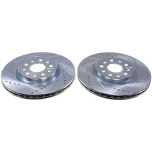 Load image into Gallery viewer, PowerStop Front Drilled &amp; Slotted Rotor - Pair fits 2022-2024 Jeep Grand Cherokee / 2021-2024 Jeep Grand Cherokee L