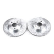 Load image into Gallery viewer, PowerStop Front Drilled &amp; Slotted Rotors Pair fits 1990-1997 Buick Skylark / 1990-1998 Buick Skylark Custom / 1992-1996 Ch...