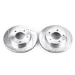 Load image into Gallery viewer, PowerStop Front Drilled &amp; Slotted Rotors Pair fits 1993-1997 Ford Probe / 1997 Ford Probe GTS / 1993-1996 Ford Probe SE / ...