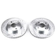 Load image into Gallery viewer, PowerStop Front Drilled &amp; Slotted Rotors Pair fits 1998-2002 Chevrolet Prizm / 1993-1997 Geo Prizm / 1993-1997 Toyota Coro...