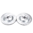 Load image into Gallery viewer, PowerStop Front Drilled &amp; Slotted Rotors Pair fits 2005-2010 2023 Chrysler 300 / 2005-2010 2012-2014 Chrysler 300 C / 2008...