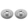 Load image into Gallery viewer, PowerStop Front Drilled &amp; Slotted Rotors Pair fits 2011-2013 BMW 535I / 2010-2017 BMW 535I GT / 2011-2017 BMW 535I GT xDri...