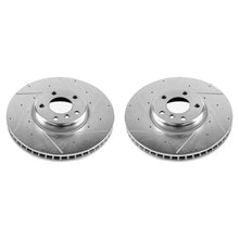 Load image into Gallery viewer, PowerStop Front Drilled &amp; Slotted Rotors Pair fits 2011-2013 BMW 535I / 2010-2017 BMW 535I GT / 2011-2017 BMW 535I GT xDri...