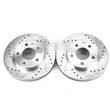 Load image into Gallery viewer, PowerStop Front Drilled &amp; Slotted Rotors Pair fits 2002-2007 Buick Rendezvous / 2001-2005 Pontiac Aztek - Main Product View