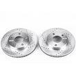 Load image into Gallery viewer, PowerStop Front Drilled &amp; Slotted Rotors Pair fits 2004 2005 Chevrolet Classic / 1997-2003 Chevrolet Malibu / 1999-2004 Ol...