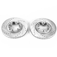 Load image into Gallery viewer, PowerStop Front Drilled &amp; Slotted Rotors Pair fits 2004-2008 Chevrolet Colorado / 2004-2008 GMC Canyon / 2006 Isuzu i-280 ...