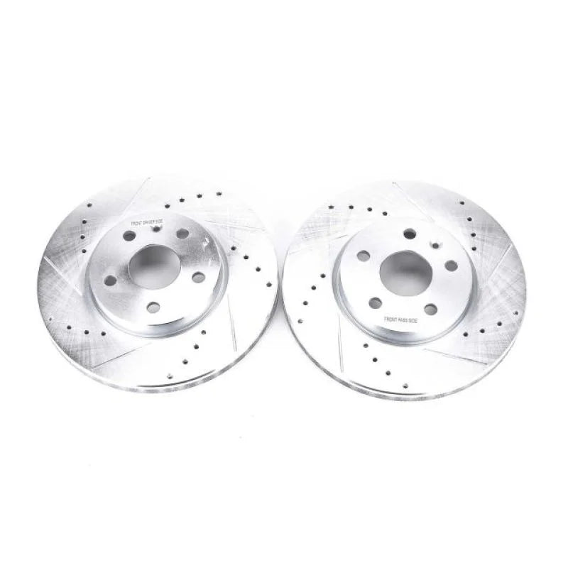 PowerStop Front Drilled & Slotted Rotors Pair fits 2010 Buick Allure / 2012-2016 Buick LaCrosse / 2010 2011 Buick LaCrosse...