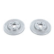 Load image into Gallery viewer, PowerStop Front Drilled &amp; Slotted Rotors Pair fits 56 2011-2013 Infiniti QX56 / 2014-2024 Infiniti QX80 / 2021-2024 Nissan...