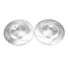 Load image into Gallery viewer, PowerStop Front Drilled &amp; Slotted Rotors Pair fits BMW X1 / 2017-2022 BMW X1 SDRIVE28I / 2016-2022 BMW X1 XDRIVE28I / 2018...