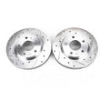 Load image into Gallery viewer, PowerStop Front Drilled &amp; Slotted Rotors Pair fits Dodge Caliber / 2010 2011 Dodge Caliber Express / 2007-2010 Dodge Calib...