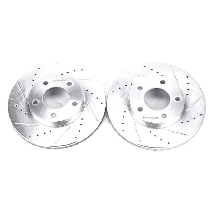 PowerStop Front Drilled & Slotted Rotors Pair fits Ford Escape / 2003-2007 Ford Escape LIMITED / 2001-2007 Ford Escape Xls...