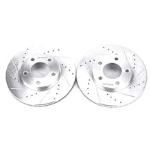 Load image into Gallery viewer, PowerStop Front Drilled &amp; Slotted Rotors Pair fits Ford Escape / 2003-2007 Ford Escape LIMITED / 2001-2007 Ford Escape Xls...