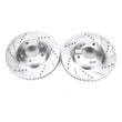 Load image into Gallery viewer, PowerStop Front Drilled &amp; Slotted Rotors Pair fits Hyundai Elantra / 2009-2012 Hyundai Elantra Touring / 2006 Hyundai Sona...
