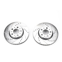 Load image into Gallery viewer, PowerStop Front EVOLUTION Drilled &amp; Slotted Rotors - Main Product View