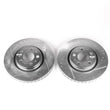 Load image into Gallery viewer, PowerStop Front EVOLUTION Drilled &amp; Slotted Rotors - Main Product View