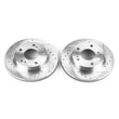 Load image into Gallery viewer, PowerStop Front EVOLUTION Drilled &amp; Slotted Rotors - Main Product View