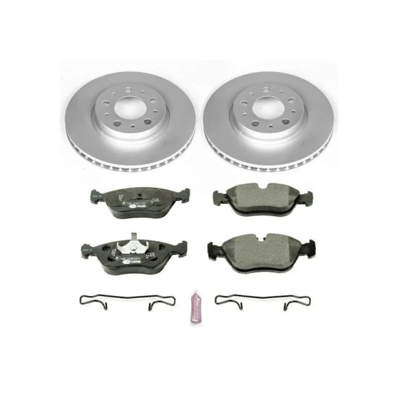 PowerStop Front Euro-Stop Brake Kit fits 1994-1997 Volvo 850 / 1998-2004 Volvo C70 / 1998-2000 Volvo S70 / 1998-2000 Volvo...
