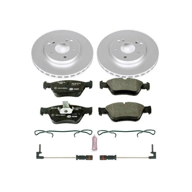 PowerStop Front Euro-Stop Brake Kit fits 1999-2000 Mercedes-Benz C230 / 1996-2000 Mercedes-Benz C280 / 1996-1997 Mercedes-...