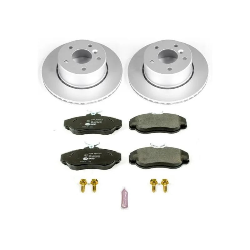 PowerStop Front Euro-Stop Brake Kit fits 1999-2004 Land Rover Discovery - Main Product View