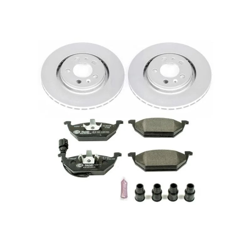 PowerStop Front Euro-Stop Brake Kit fits 1999-2006 Volkswagen Beetle / 1999-2006 Volkswagen Golf / 1999-2005 Volkswagen Jetta
