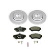 Load image into Gallery viewer, PowerStop Front Euro-Stop Brake Kit fits 2000-2004 Volvo S40 / V40 - Main Product View