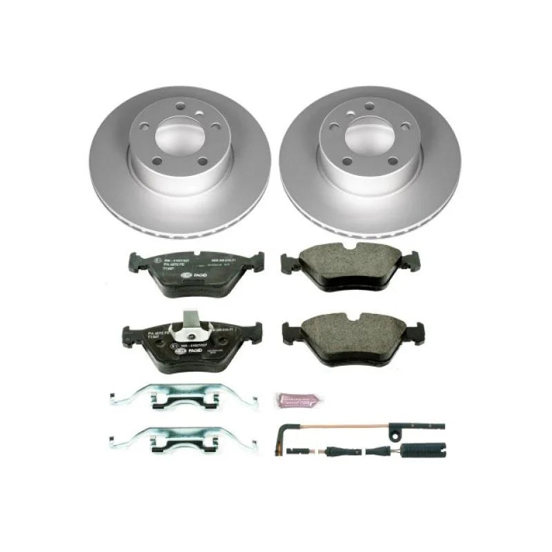 PowerStop Front Euro-Stop Brake Kit fits 2001-2003 BMW 525I / 1997-2000 BMW 528I - Main Product View