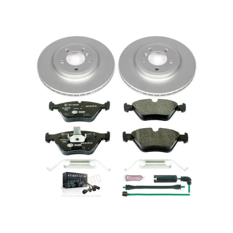 PowerStop Front Euro-Stop Brake Kit fits 2001-2006 BMW 330CI / 2001-2005 BMW 330I / 2001-2005 BMW 330XI / 2006-2008 BMW Z4