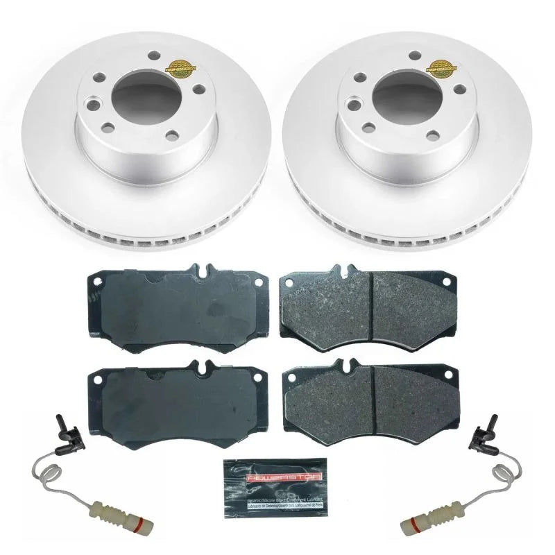 PowerStop Front Euro-Stop Brake Kit fits 2002-2008 Mercedes-Benz G500 - Main Product View