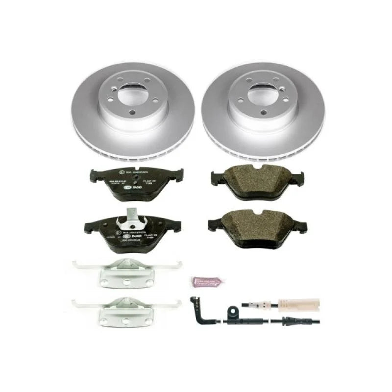 PowerStop Front Euro-Stop Brake Kit fits 2004-2006 BMW 525I / 2006-2007 BMW 525XI / 2008-2010 BMW 528I / 2009-2010 BMW 528...