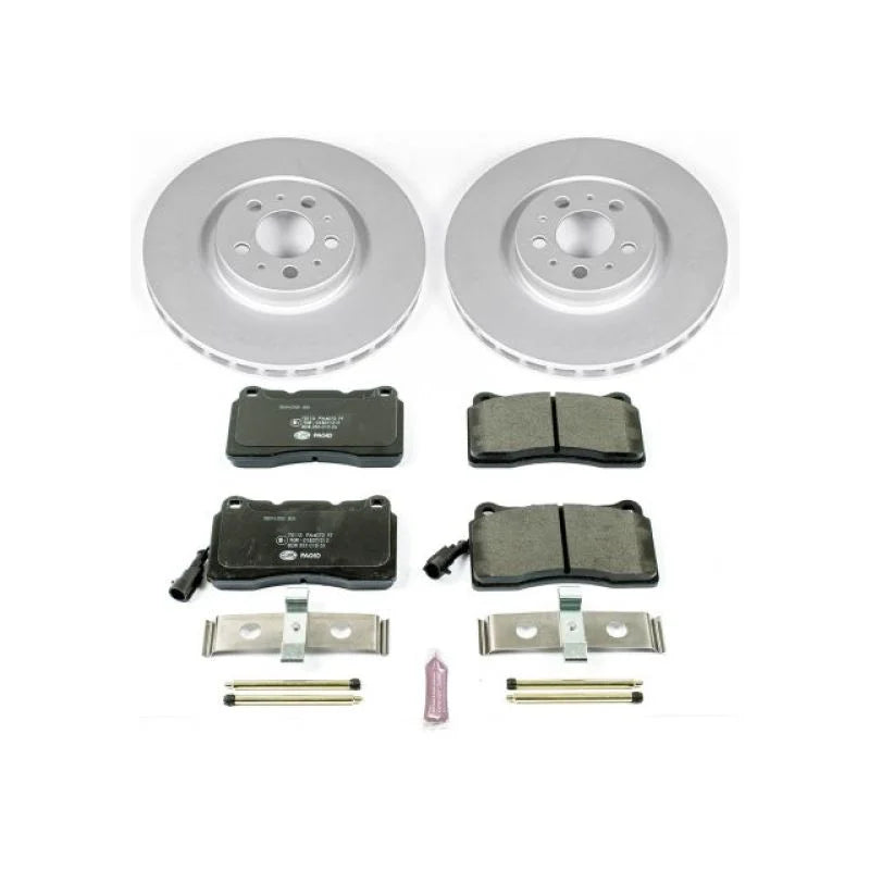 PowerStop Front Euro-Stop Brake Kit fits 2004-2007 Volvo S60 R / 2004-2007 Volvo V70 R - Main Product View