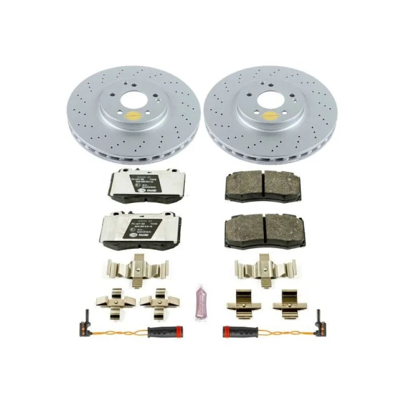 PowerStop Front Euro-Stop Brake Kit fits 2004 Mercedes-Benz C230 / 2003-2005 Mercedes-Benz C320 / 2005-2006 Mercedes-Benz ...