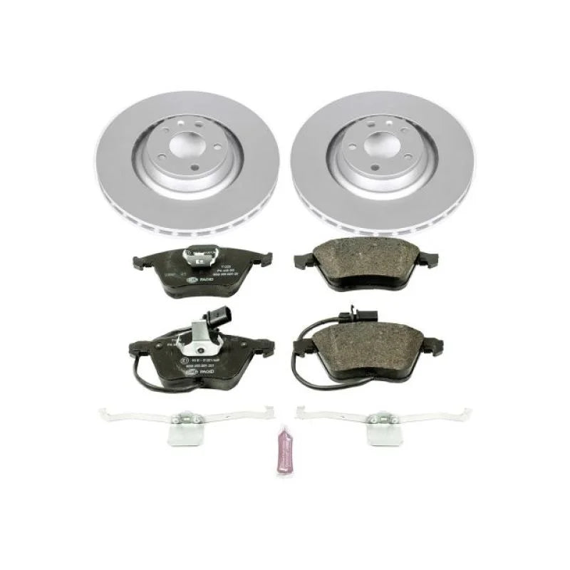 PowerStop Front Euro-Stop Brake Kit fits 2005-2011 Audi A6 / A6 Quattro - Main Product View