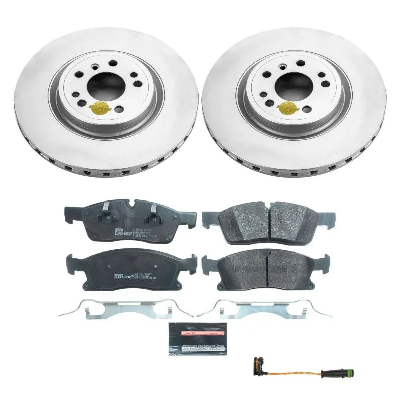 PowerStop Front Euro-Stop Brake Kit fits 2016-2017 Mercedes-Benz GLE300D / 2016-2017 Mercedes-Benz GLE350 / 2015 Mercedes-...