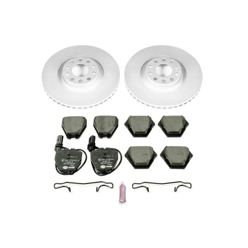 PowerStop Front Euro-Stop Brake Kit fits Audi A6 / 2000-2004 Audi A6 Quattro / 2002-2003 Audi S6 - Main Product View