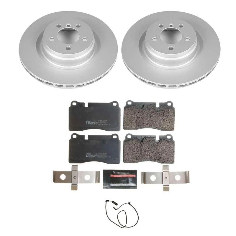 PowerStop Front Euro-Stop Brake Kit fits Land Rover Range / 2006-2009 Land Rover Range Rover Supercharged - Main Product View