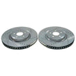 Load image into Gallery viewer, PowerStop Front Evolution Drilled &amp; Slotted Rotor (Pair) fits Ford Edge / 2019-2024 Ford Edge ST - Main Product View