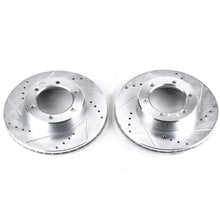 Load image into Gallery viewer, PowerStop Front Evolution Drilled &amp; Slotted Rotors - Pair fits 1991-1998 Toyota 4RUNNER / T100 - Main Product View