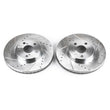 Load image into Gallery viewer, PowerStop Front Evolution Drilled &amp; Slotted Rotors - Pair fits 1994-1999 Toyota Celica GT - Main Product View