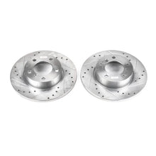 Load image into Gallery viewer, PowerStop Front Evolution Drilled &amp; Slotted Rotors - Main Product View