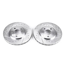 Load image into Gallery viewer, PowerStop Front Evolution Drilled &amp; Slotted Rotors - Main Product View