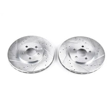 Load image into Gallery viewer, PowerStop Front Evolution Drilled &amp; Slotted Rotors - Main Product View