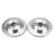Load image into Gallery viewer, PowerStop Front Evolution Drilled &amp; Slotted Rotors - Pair fits 1995-2000 Nissan 200SX / Sentra - Main Product View