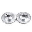 Load image into Gallery viewer, PowerStop Front Evolution Drilled &amp; Slotted Rotors - Main Product View