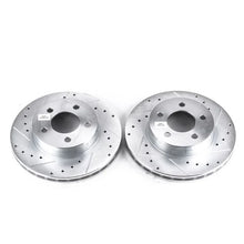 Load image into Gallery viewer, PowerStop Front Evolution Drilled &amp; Slotted Rotors - Main Product View