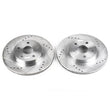 Load image into Gallery viewer, PowerStop Front Evolution Drilled &amp; Slotted Rotors - Pair fits 1996-2003 Toyota RAV4 - Main Product View