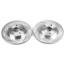 Load image into Gallery viewer, PowerStop Front Evolution Drilled &amp; Slotted Rotors - Pair fits 1996-2003 Toyota RAV4 - Main Product View