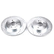 Load image into Gallery viewer, PowerStop Front Evolution Drilled &amp; Slotted Rotors - Main Product View