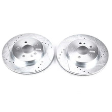 Load image into Gallery viewer, PowerStop Front Evolution Drilled &amp; Slotted Rotors - Main Product View